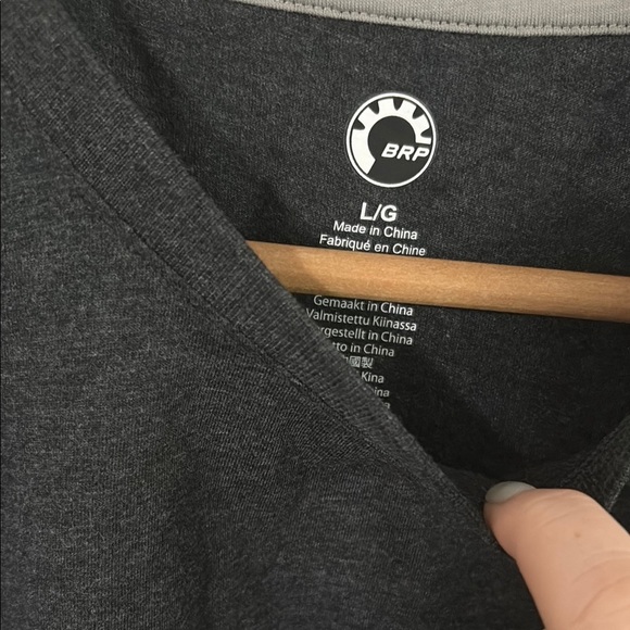 Gray and Blue Short Sleeve Tee - Picture 2 of 3